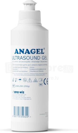Anagel Ultrasound Gel/Sonography Gel Art.47305 Ultrasound Gel, 250 ml
