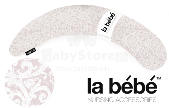 „La Bebe ™ Moon“ motinystės pagalvės užvalkalas, 47386 baltų taškų papildomas užvalkalas pasagai  195 cm