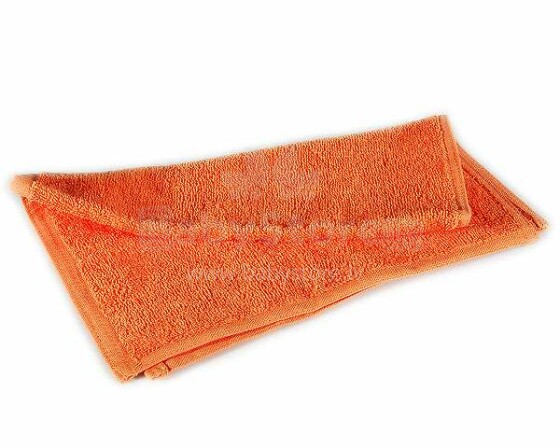 „Baltic Textile“ kilpiniai rankšluosčiai itin minkšti oranžiniai rankšluosčiai „Frote“ 70x130 cm