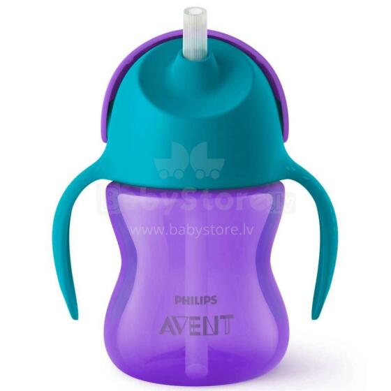 Philips Avent Bendy Straw Cup Art.SCF796/02 Кружечка с трубочкой 200ml 9M+