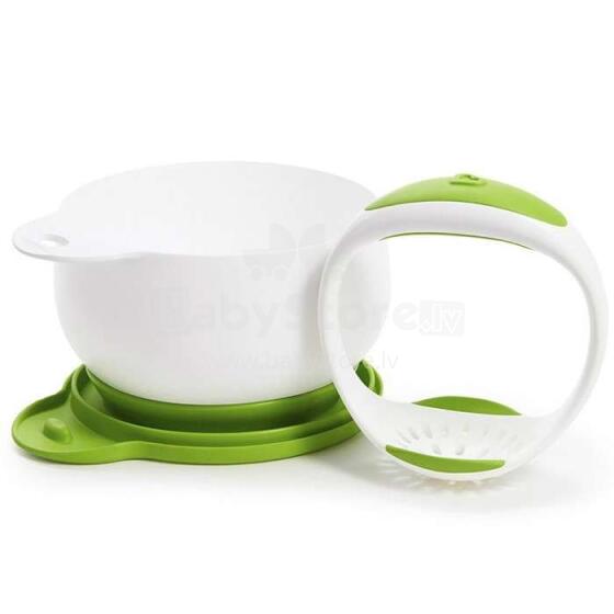 Munchkin Art.177517 Food Smasher set Go Mash Bērnu pārtikas мanuāls smalcinātājs ar vāku
