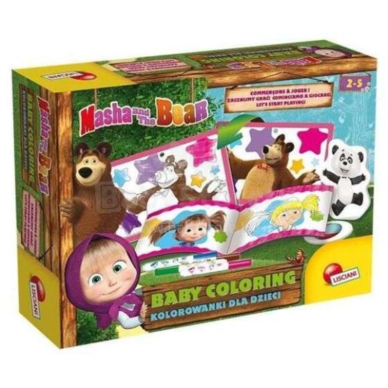 Lisciani Giochi Masha Coloring  Art.78073 Maša krāsojamā grāmata