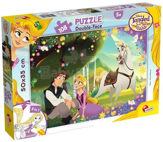 Lisciani Giochi Rapunzel Art.65301 Divpusēja puzle-krāsojamā grāmata