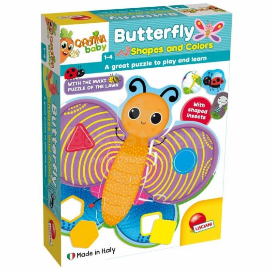 Carotina Baby Butterfly Art.72156 Развивающий пазл