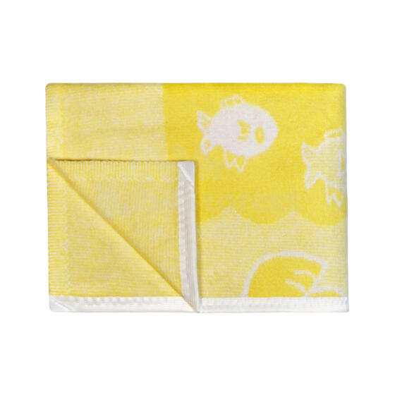 UR Kids Blanket Cotton  Art.47967 Fish Yellow