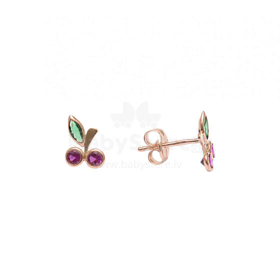 Gold Jewellery Art.ZA11983 Zelta auskari-nagliņas Ķirši