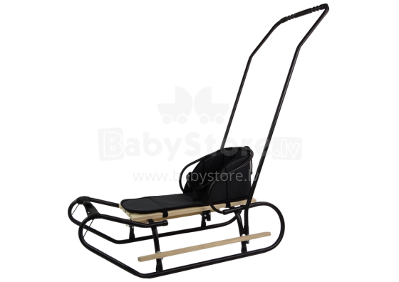Sledge Mattress Black Matracis bērnu ragaviņām
