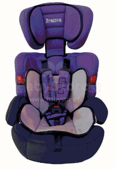 „Aga Design Braiton Violet Art.49238“ automobilinė kėdutė nuo 9-36 kg