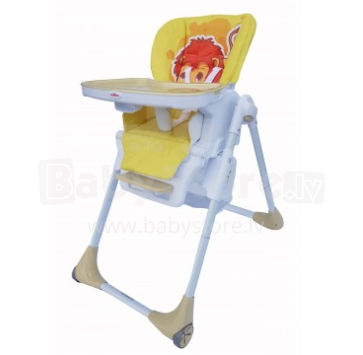 Nakko Animal Art.HB023A Yellow Augstākas kvalitātes bērnu barošanas krēsliņš