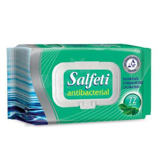 Salfeti Wipes Art.29000021  Антибактериальные влажные салфетки,72 шт.