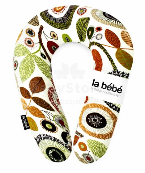 La Bebe™ Snug Cotton Nursing Maternity Pillow Art.49342 Spring deco 20*70cm Cotton Solid Pakaviņš (pakavs) mazuļa barošanai / gulēšanai / pakaviņš