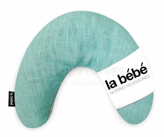 „La Bebe ™“ medvilnės pagalvė „Mimi“ slaugai. 49345 Grikių šėrimo / poilsio pasaga (pasaga) 19 * 46 cm