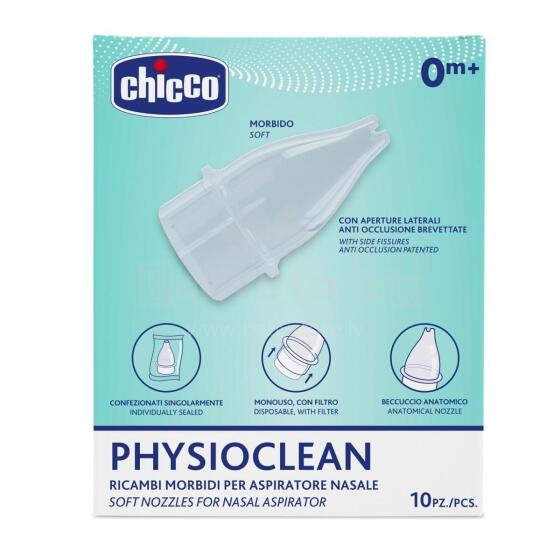Chicco PhysioClean Replacement Nozzles Replacement tips for nasal aspirators
