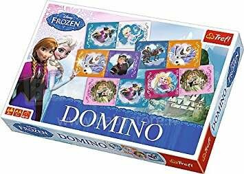 TREFL Spēle Frozen Domino  01210  Galda spēle Domino