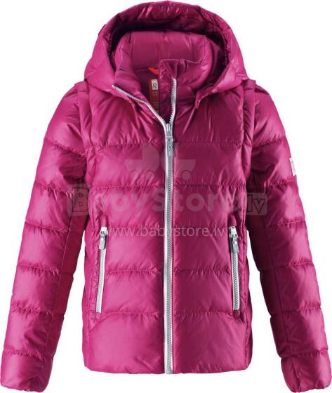 Reima Minna Art.531290-3920 Теплая пуховая куртка - жилетка для девочек, 2 in 1 (разм.: 104-158 см)