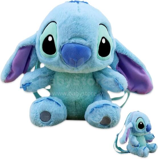 Disney Stitch Plush Backpack Art.50408 Mīkstā rotaļlieta - mugursoma