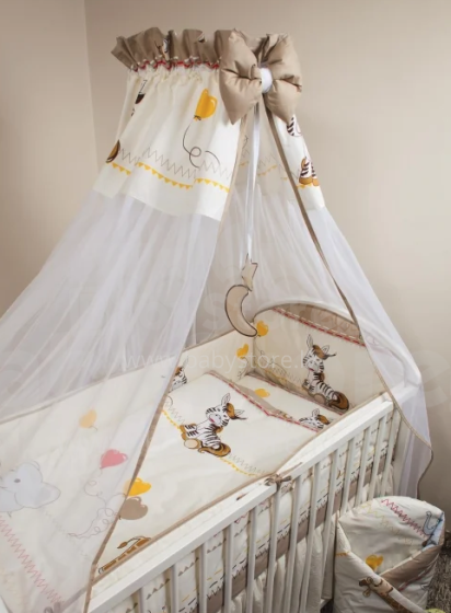 MimiNu Bērnu gultiņas aizsargapmale 360cm