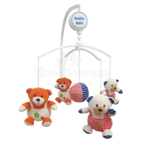 Baby Mix Musical Mobile Art.14309 Музыкальная карусель с мягкими игрушками