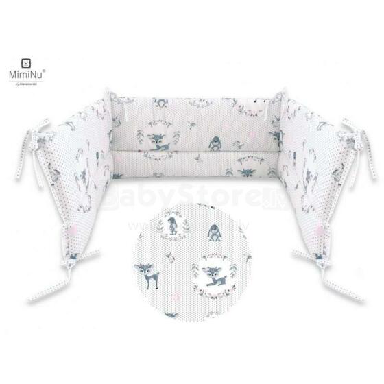 MimiNu Bed Bumper Art.138453 Бортик-охранка для детской кроватки 360cм