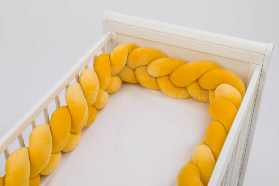 La bebe™ Velvet Border (160) Art.506845 Yellow Gultas apmale pīta 160cm