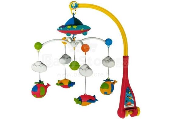 Huanger Art.HE0304  Musical Mobile Muzikālais karuselis ar plīša mantiņām