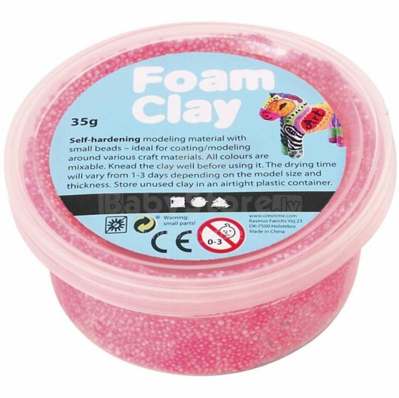 Play Foam Art.78926 Pink шариковая масса для лепки,35гр