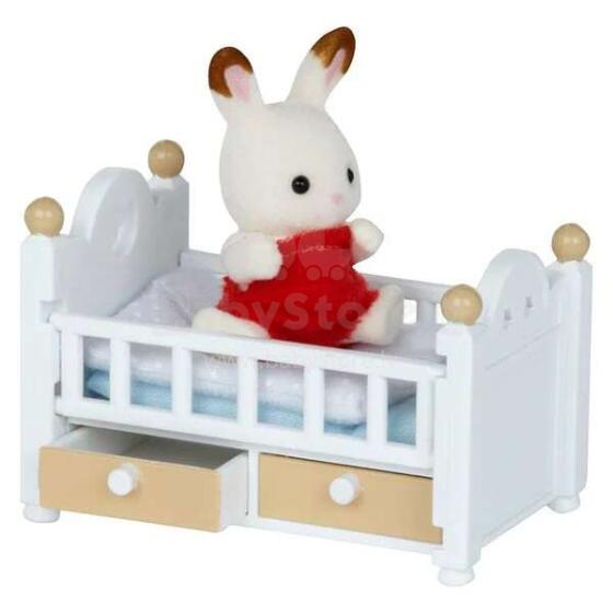 Sylvanian Chocolate Rabbit Baby Set Art.5017