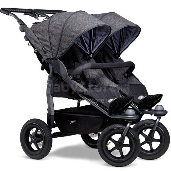 TFK Duo Mono Sport Art.T-D1-SA-411 Premium Anthracite Dvīņu sporta ratiņi