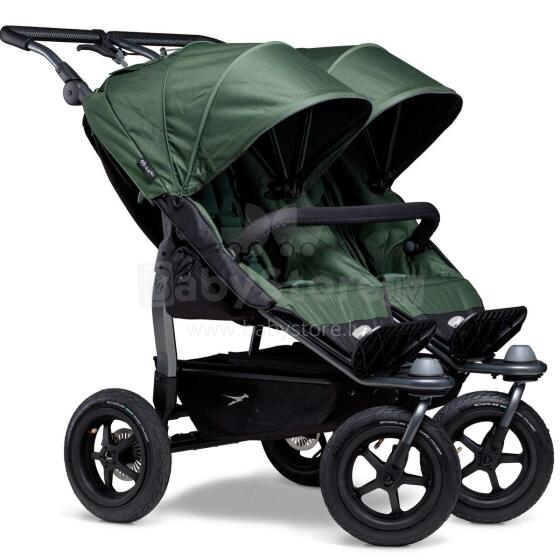 TFK Duo Mono Sport  Art.T-D1-SA-355  Olive  Высококачественная спортивная коляска для двойняшек (погодок)