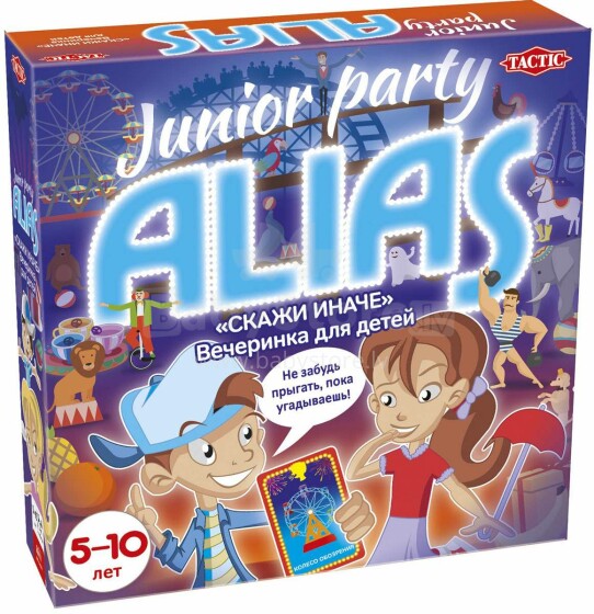 Tactic 54540 Galda Spēle Party Alias Junior(RU)