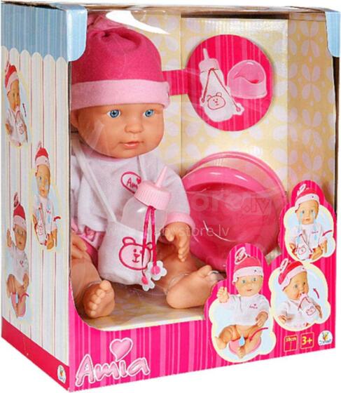 Beeboo Doll Art.50006441 Lelle ar aksesuariem, 40 сm
