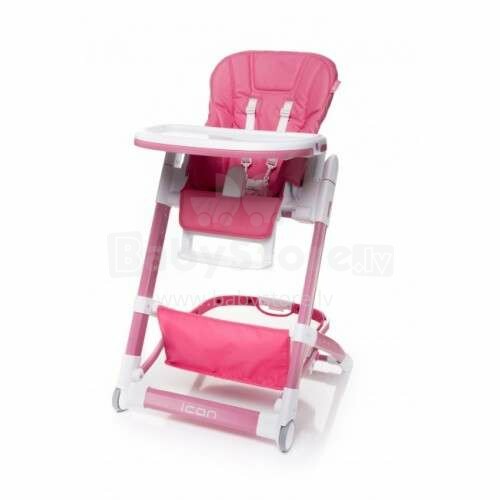 4Baby'18 Icon Col.Pink Bērnu barošanas krēsliņš