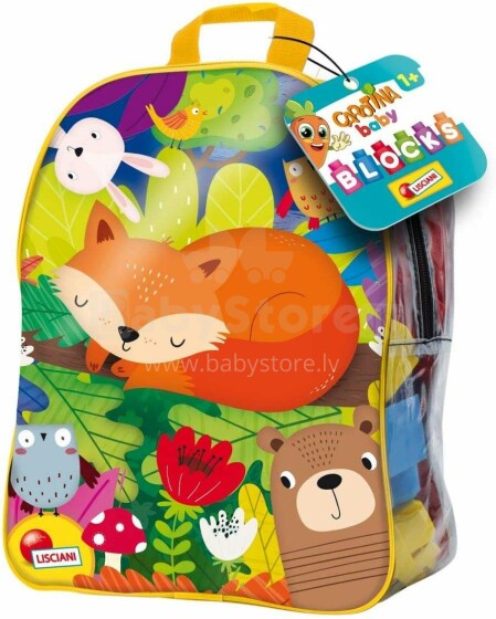 Lisciani Giochi Fox Bag Art.79902  Рюкзак с кубиками
