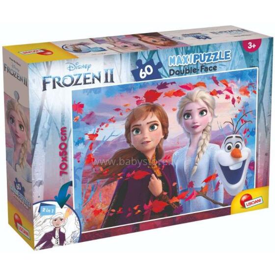 Lisciani Giochi Supermaxi Frozen Art.72286 Двухсторонний пазл-раскраска