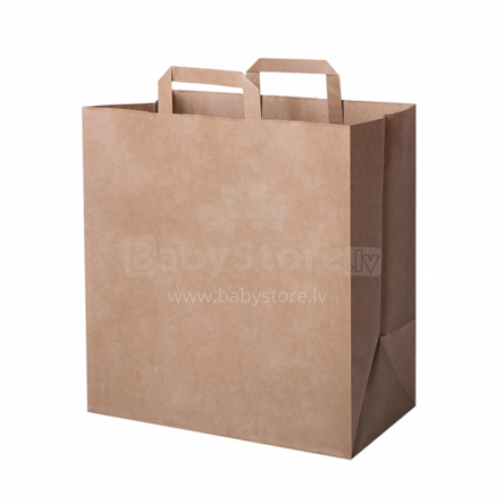 Bag To Differ Art.P93923 Brūns maisiņš ar vītiem rokturiem 45x17x48 cm