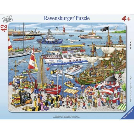 Ravensburger Puzzle Art.06163  Jūras osta 42 gb.