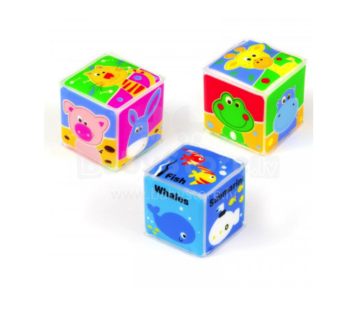 BabyMix Art.GS-102 Learning cubes 1 pcs