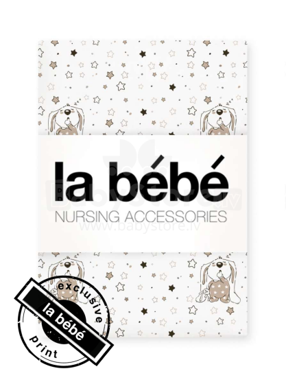 La Bebe™ Set 100x135/60x120/40x60 Art.55659 Bunnies Gultas veļas komplekts 3 -daļīgs