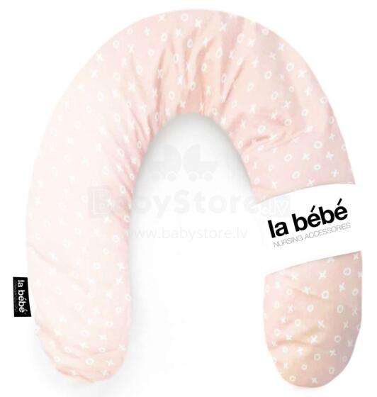 La Bebe™ Rich Maternity Pillow Art.55750 Pink Dots Pakavs mazuļa barošanai/gulēšanai/grūtniecēm 30x104 cm