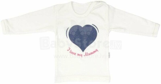 Mamatti Love Art.KS8115 medvilniniai kūdikių marškiniai (68-98cm)
