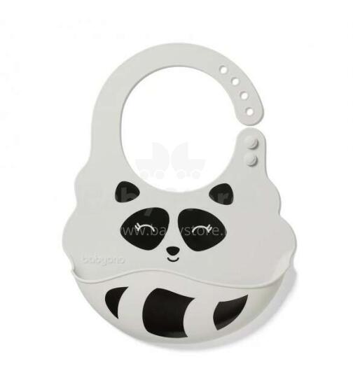BabyOno Bib Art.829/01 Слюнявчик силиконовый с кармашком