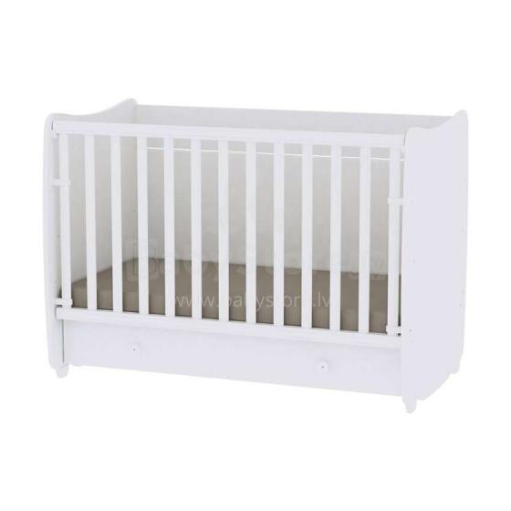 Lorelli&Bertoni Bed Dream New White  Art.10150420024 Bērnu gulta-transformeris 120x60cm