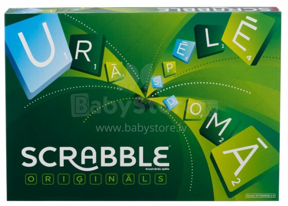 Mattel Scrabble Art.Y9623 vārdu spēle  (LV)