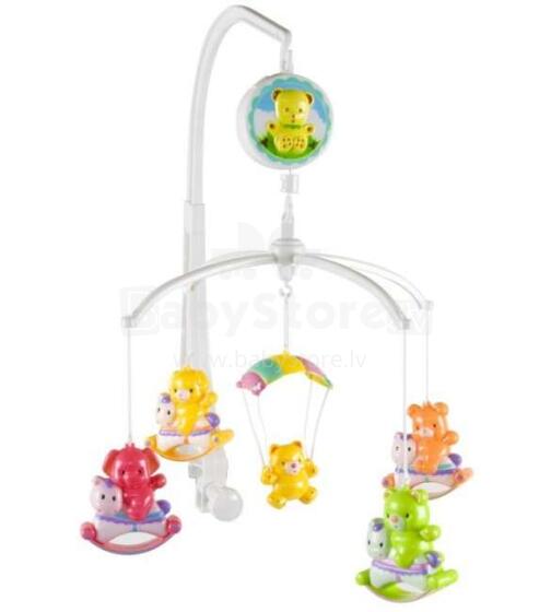 SunBaby B10.019.1.1 Музыкальная подвеска с игрушками Зверушки