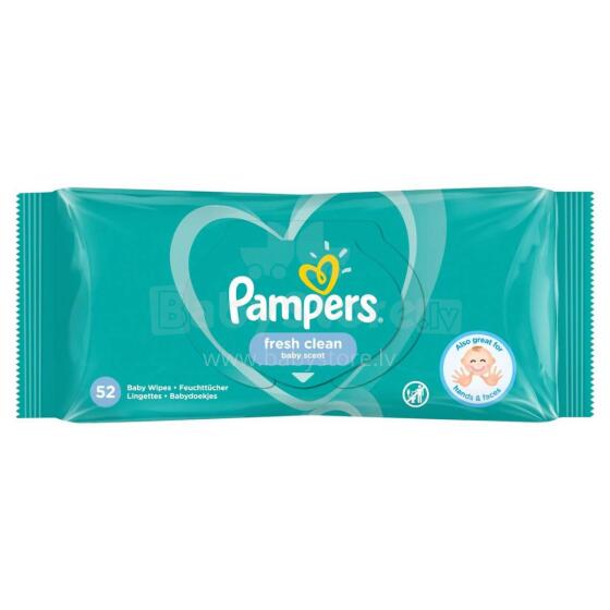 Pampers Fresh Clean  Art.P04H176 Детские влажные салфетки,52 шт