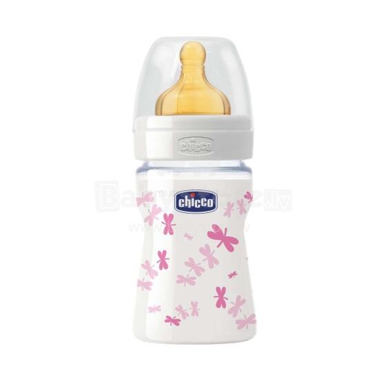 Chicco Art.20610.10 физиологическая пластмассовая бутылочка 150ml (LA) 0m+