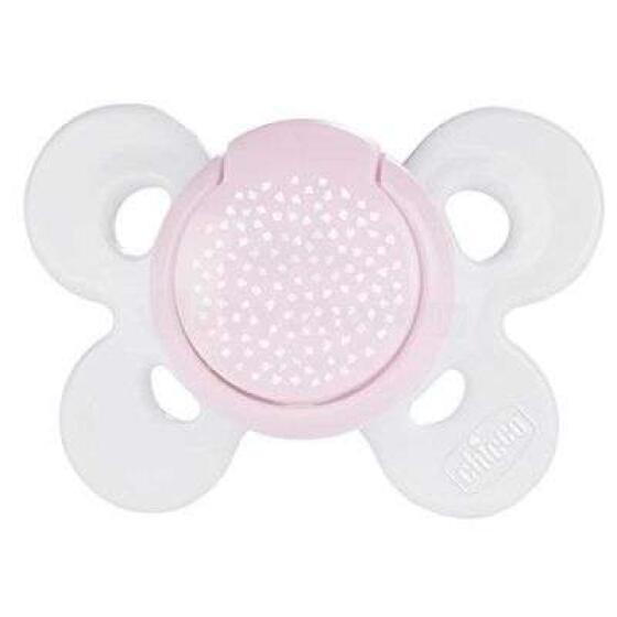 Chicco Comfort Art.74911.11 silikona  māneklītis 0M+ rozā