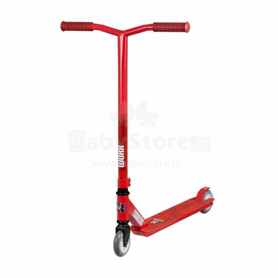 WORX BRICK RUBINE RED COMPLETE SCOOTER  Trickroll
