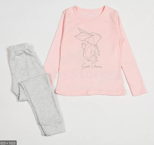 Flamingo Pyjama Art.247-212  Bērnu kokvilnas pidžama meitenēi