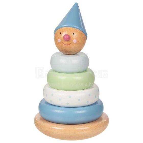 Goki Lifestyle Aqua Art.58461 Bērnu dabīga koka klasiskā piramīda